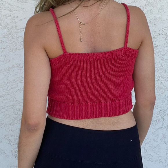 Red Crop Top - Picture 2 of 2